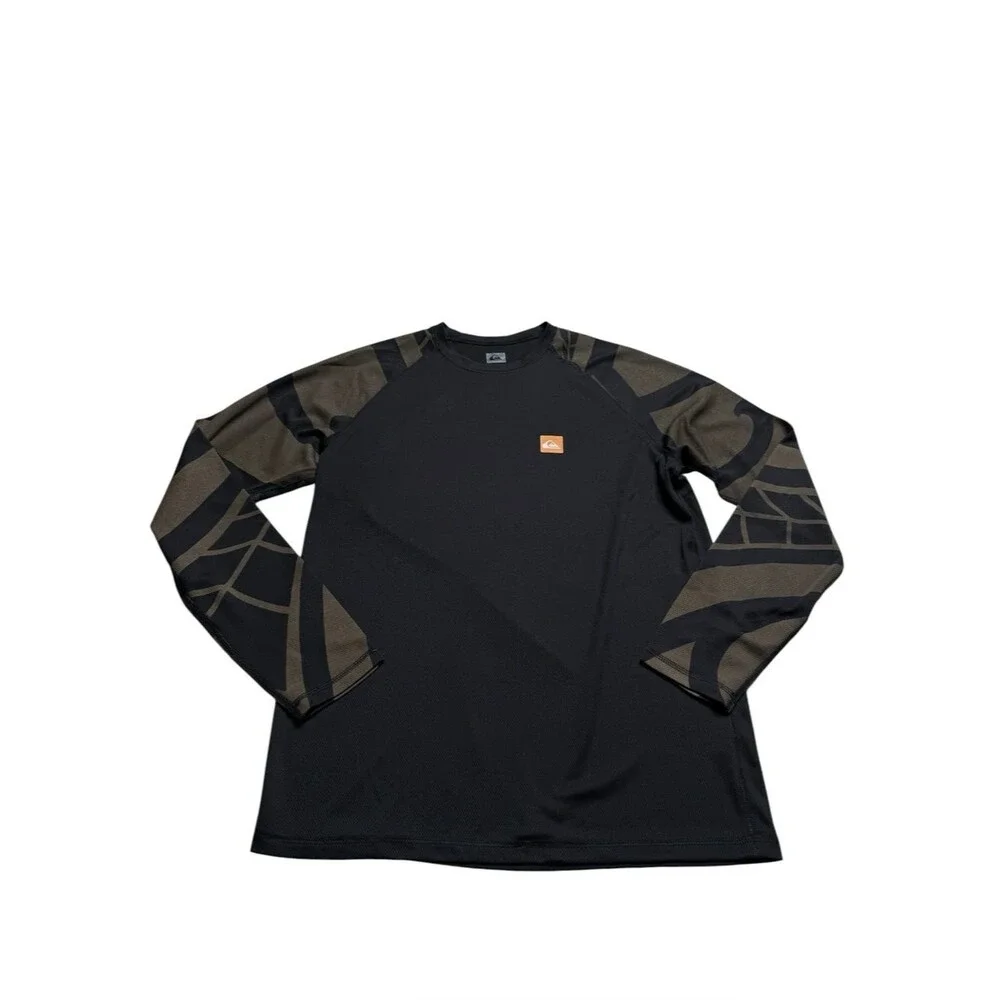 Quicksilver Long-Sleeve Performance Surf Tee Sun Shirt ReBamboo Technology L